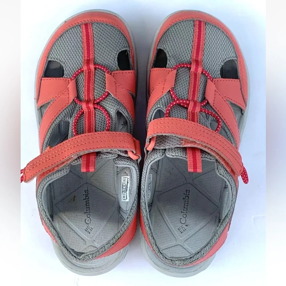 Columbia Techsun Wave Sandals Girls Size 5 Youth Trail Hiking Water Sport Pink